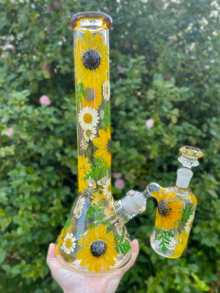 Sunflower Daisy Beaker Set