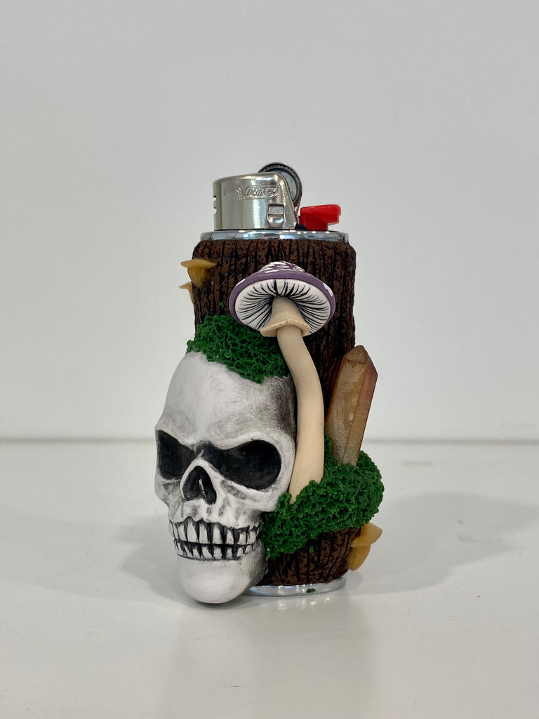 Skull Mushroom Lighter Case