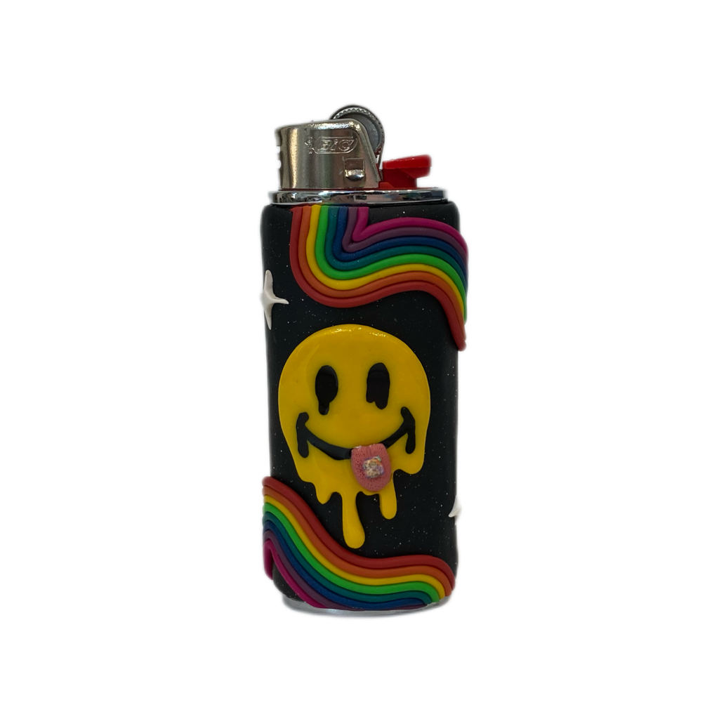 Drippy Smiley Lighter Case