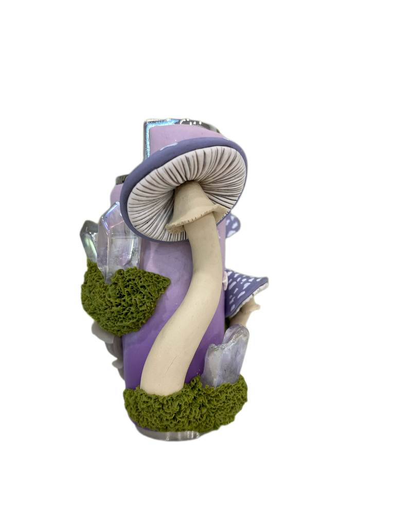 Glitter Purple Mushroom Clipper Case